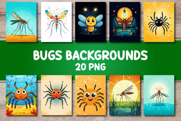 Captivating Bug Backgrounds for Your Next Cover Design