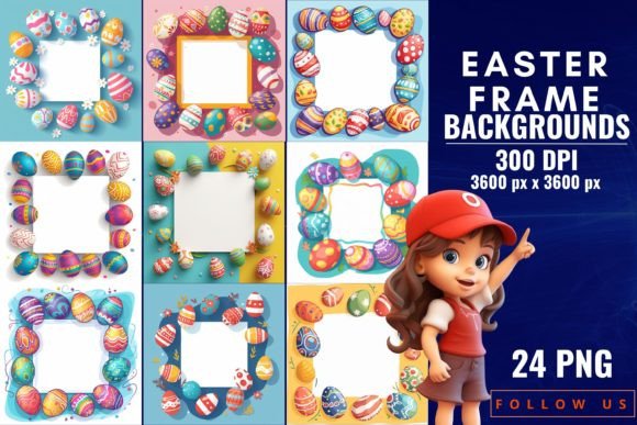 Easter Frame Backgrounds: Elevating Your Seasonal Designs