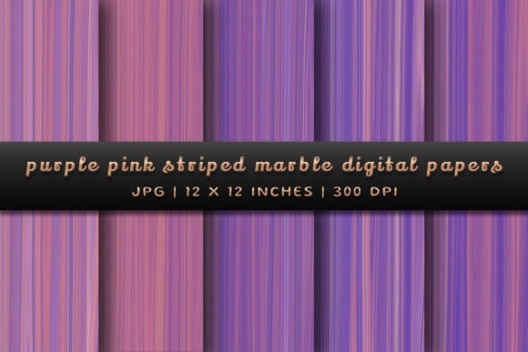 Elevate Your Aesthetic with Purple Pink Striped Marble