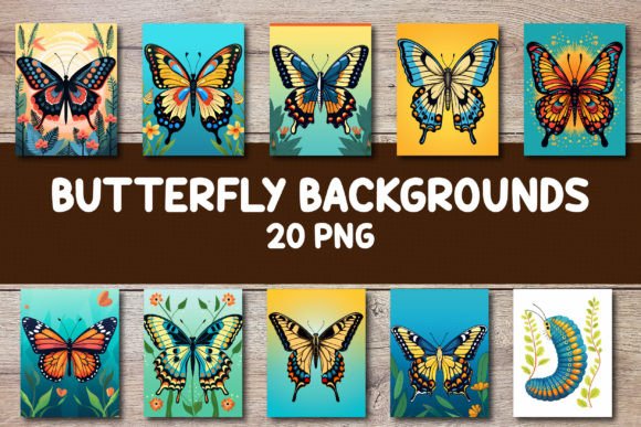 Elevate Your KDP Projects with Butterfly Backgrounds for Covers