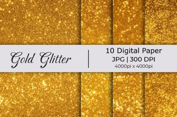 Gold Big Glitter Paper Backgrounds: Elevate Your Digital Designs