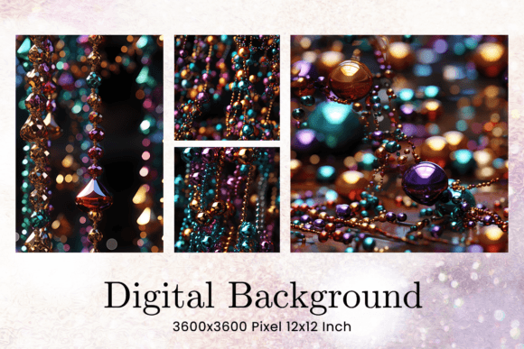 Mardi Gras Beads Backgrounds: A Digital Designer's Guide