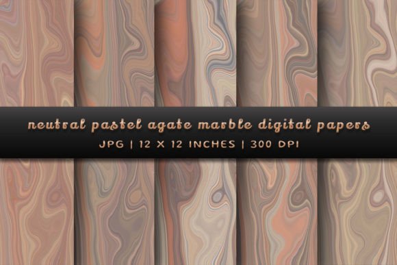 Neutral Pastel Agate Marble Backgrounds: A Designer's Secret Weapon