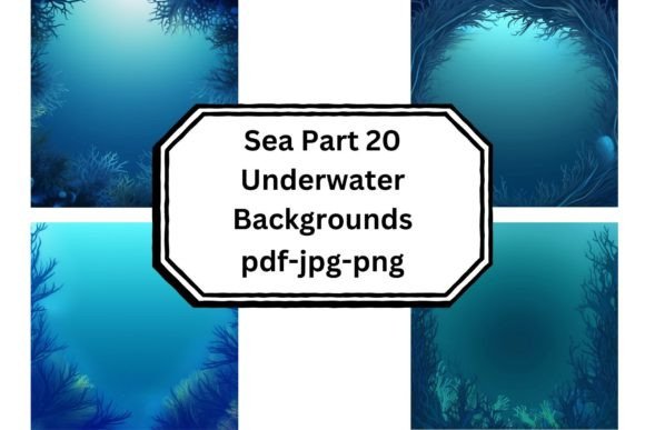 Sea Part 20 Underwater Backgrounds: Dive into Deep Ocean Artistry