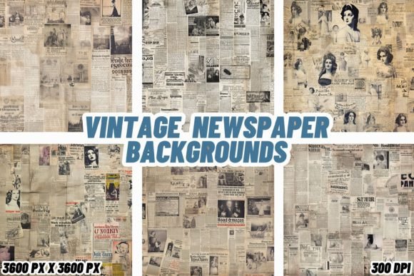 Timeless Textures: The Power of Vintage Newspaper Backgrounds