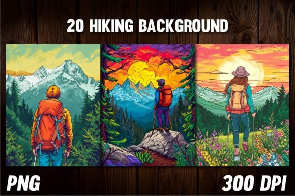 Transform Your Designs with Hiking Backgrounds for Covers