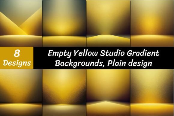 Transform Your Projects with Yellow Studio Gradient Backgrounds