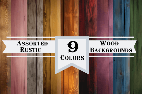 Unleash Creativity with Vibrant Rainbow Wood Backgrounds