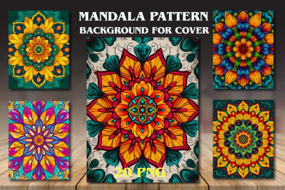 Unlocking Creativity: Mandala Pattern Backgrounds for Covers