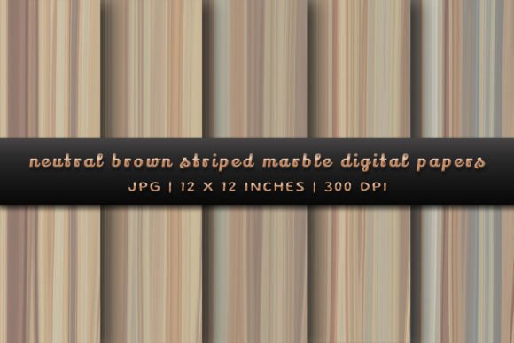 Warm Up Your Design Palette with Neutral Brown Marble